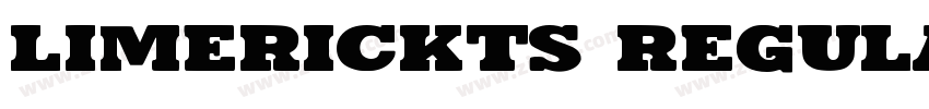 LimerickTS Regular字体转换